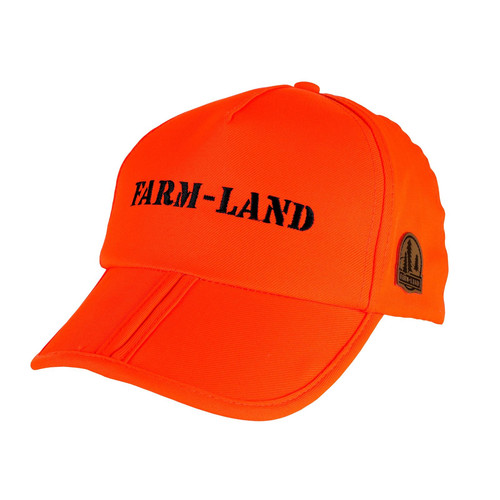 Farm-Land Base-Cap orange mit Stickerei / Einheitsgre